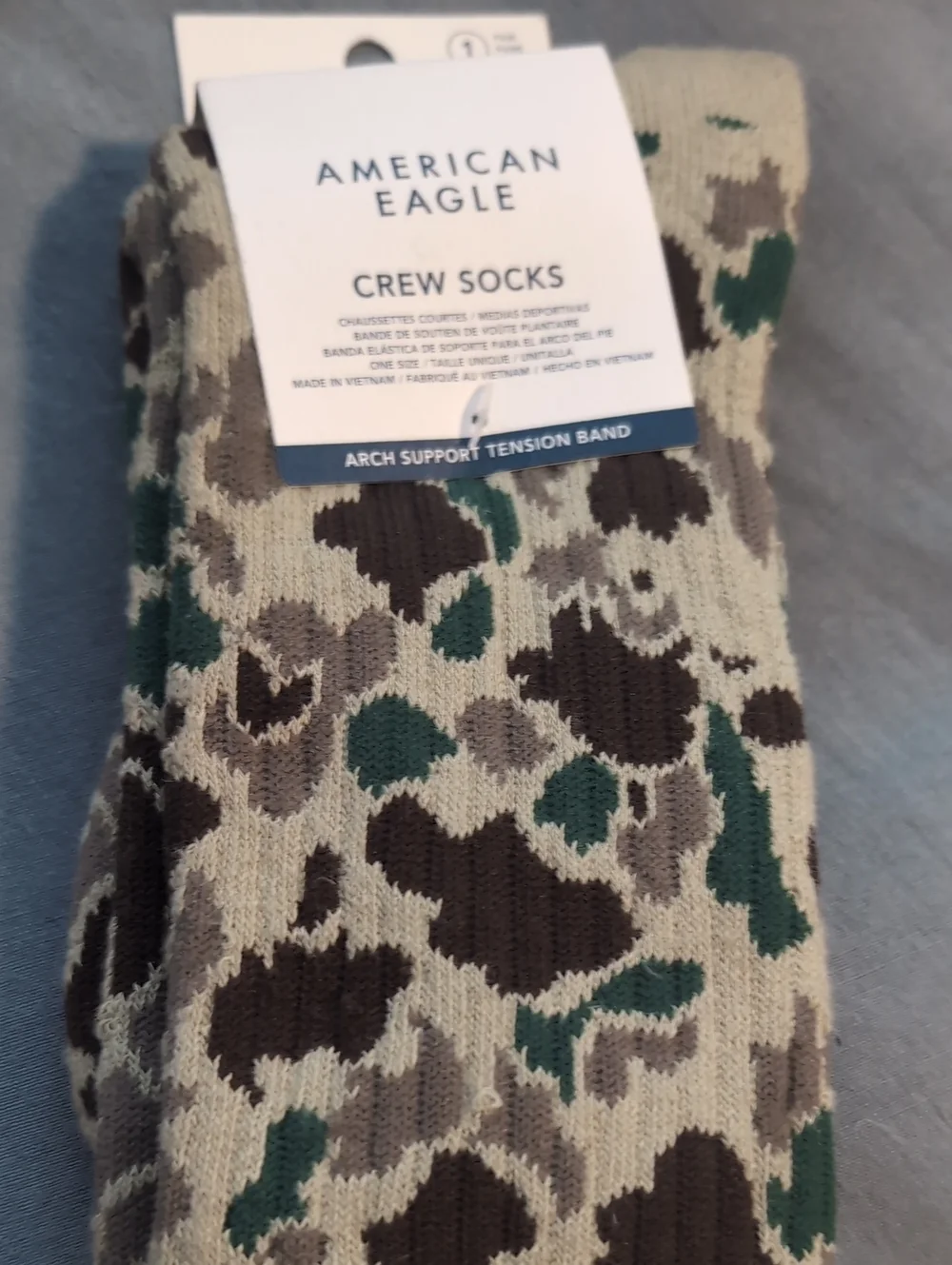 AE Graphic Crew Socks- OS